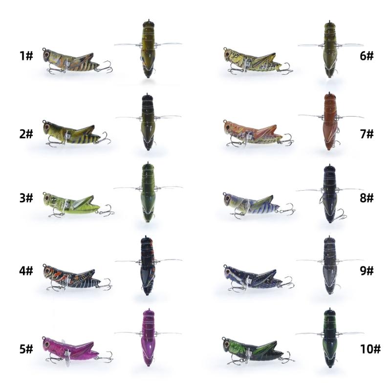 Professional 3D Eye Fishing Lures With Realistic Swimming Action Sea Fishing Tackles Artificial Crickets BaitS
