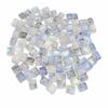 AAA+ Natural Rainbow Moonstone Rectangle Cabochon Flat Back Calibrated Gemstones | Flash Moonstone Loose Stone for Jewelry Making