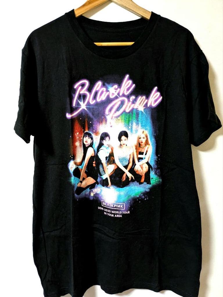 [USED] BLACKPINK World Tour T-shirt, size L, black