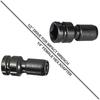 Quick Release 1/2-Inch Square Drive To 1/4-Inch Hex Female Socket Adapter Converter Chuck Adaptor for Impact and Ratchet Wrenche