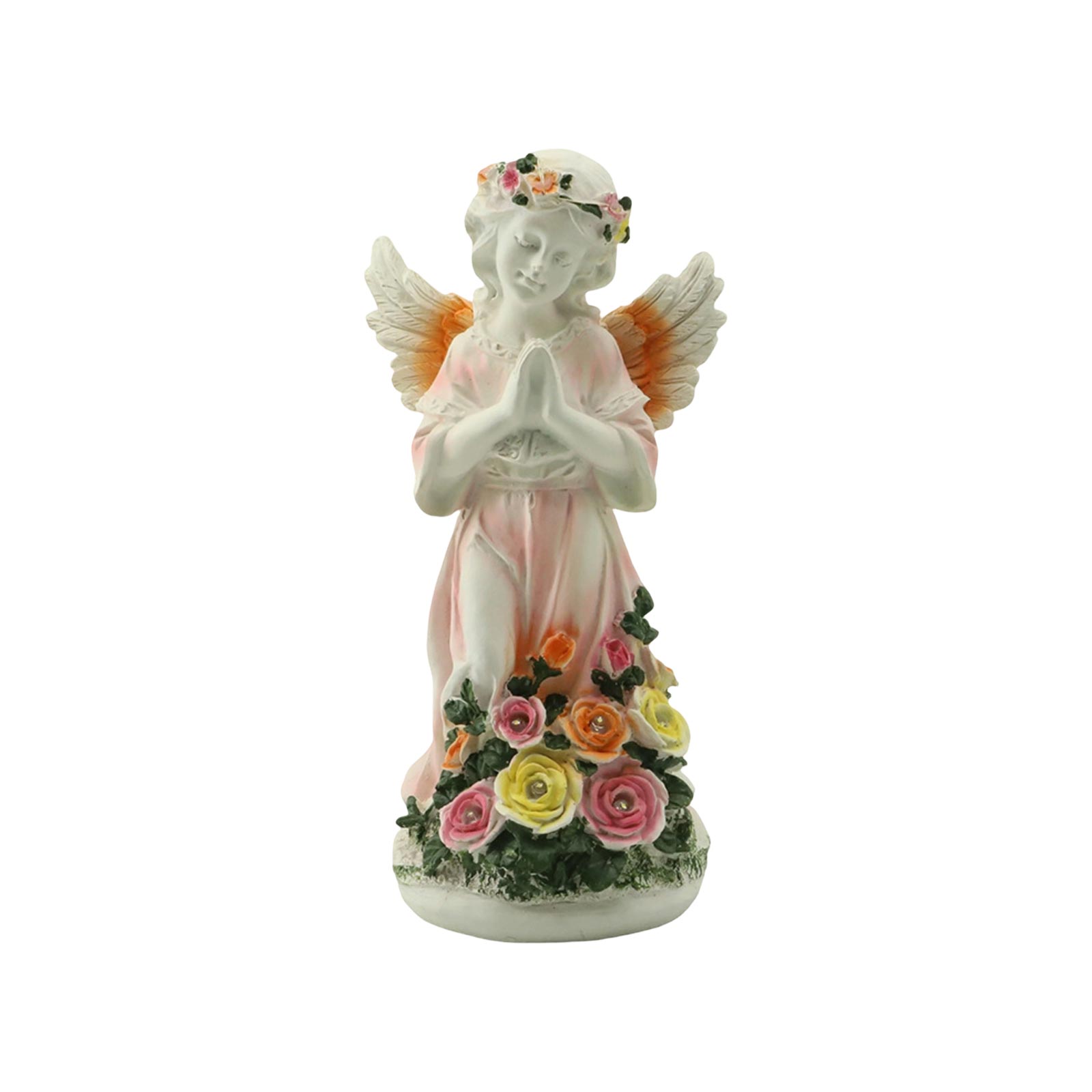 Statue Solar Resin Ornament, Outdoor Garden Decor, Yard Sculpture