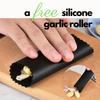 Premium 18/8 Stainless Steel Garlic Press Rocker, 100% Anti-Rust Dishwasher Safe Garlic Crusher with Silicone Garlic Peeler, Easy-to-Clean Mincer