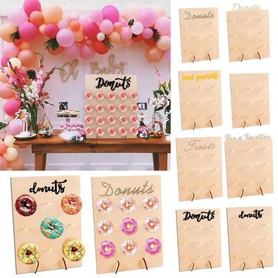Decoration Party Supplies Birthday Favour Doughnut Rack Donut Holds Storage Racks Donut Wall Stand
