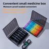 Carry with You A Portable Storage Box with 21 Sealed and Moisture-proof Compartments for Medication 7 Days A Week