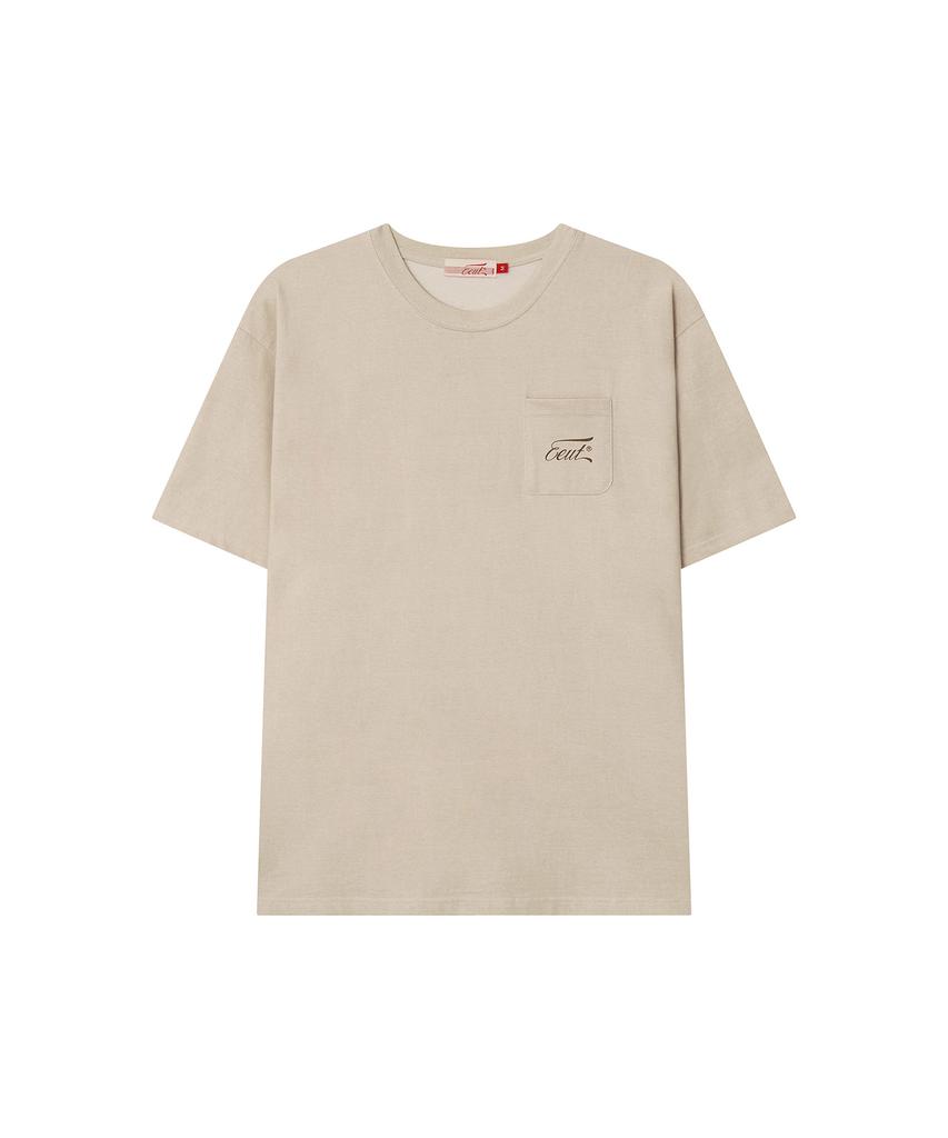 Iuteu Lp Pocket T-Shirt / Light Beige