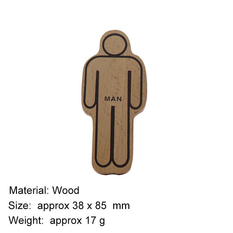 Male and Female Toilet Signage Sign Restroom Label WC Door Signs Men Women Bathroom Indicator for Mall Shops Cafe Home House