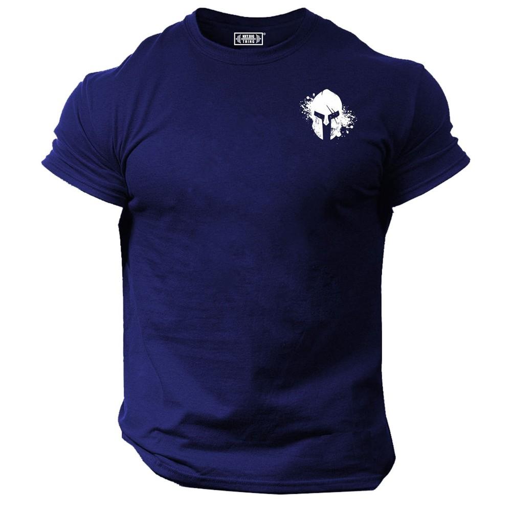 Blood Spartan Helmet T Shirt Small Gym Clothing Bodybuilding Training Boxing Top