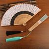 Portable Chinese Style Fan Vintage Bamboo Fan Costume Accessory Dance Fan  Photo Props