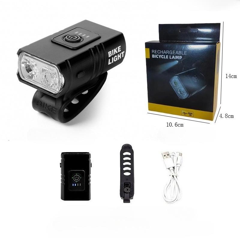

Bike Light USB Rechargeable LED Bicycle Lights 6 Modes MTB Flashlight Bicycle Headlight for Cycling Bicycle Front Lamp
