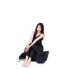 (with Lining) Lace Lace Suspender Dress Dress Women's Summer White Cake Dress Medium and Long A-shaped Skirt