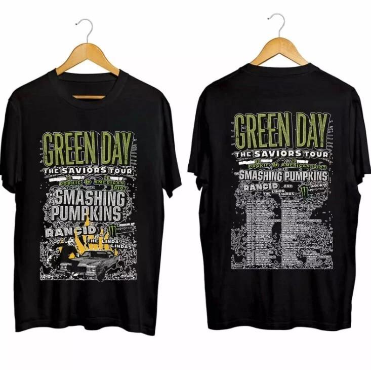 The Saviors 2024 Tour 2 Sided T-shirt Concert Graphic Tee ON TREND Unisex T-Shirt L