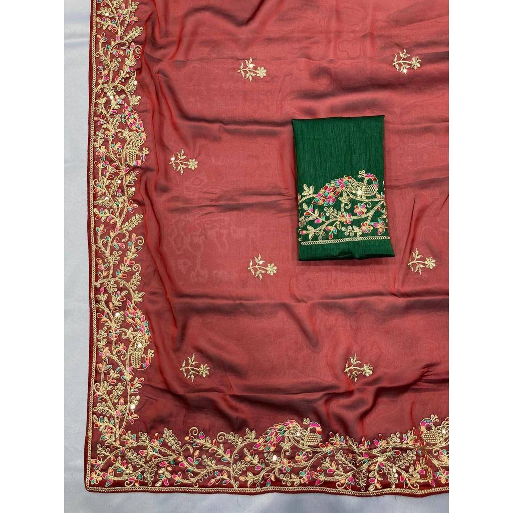Trending Wedding Collection Rangoli Silk Saree