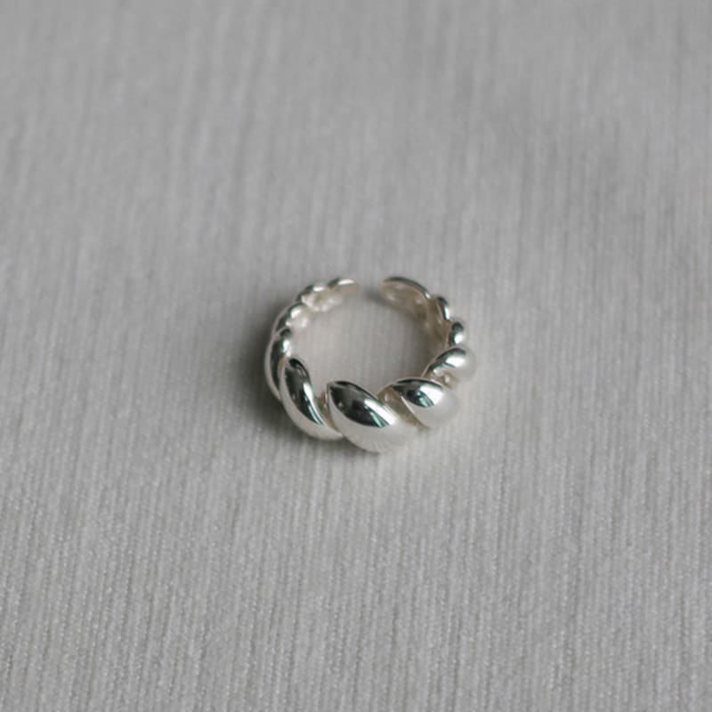 NORMALLEE [Silver 925] Croissant Open Ring