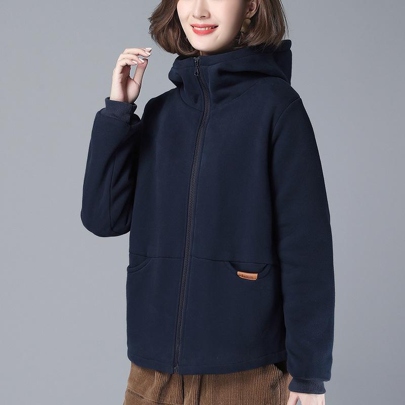 Women's Winter Fleece-Lined Cotton Coat – Mother's Style, Thickened Outerwear for Middle-Aged and Elderly, New Autumn/Winter Down Cotton Jacket