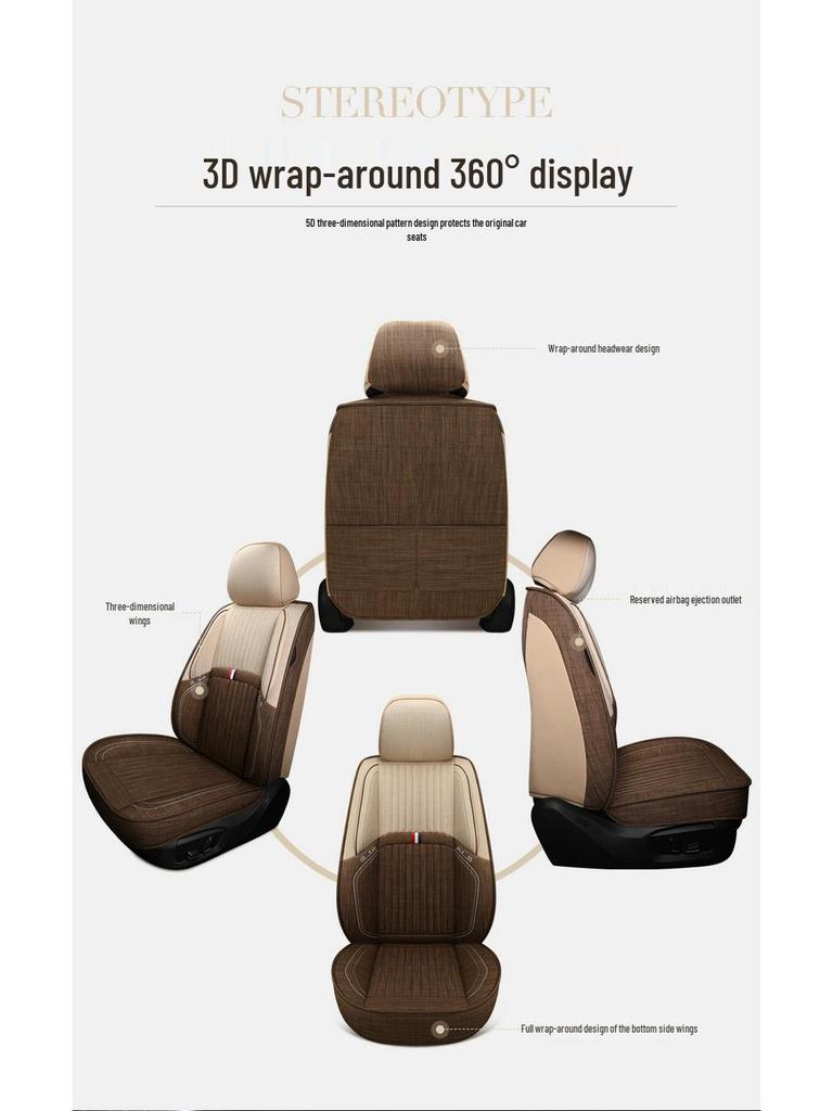Haima Car Linen Seat Cover: All-Season Cushion for Haifuxing, Huandong M3/M6, S5/S7 Models