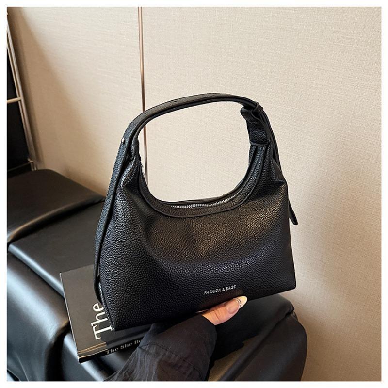 New first-layer dumpling bag niche design fashionable versatile underarm bag high-end single shoulder messenger bag