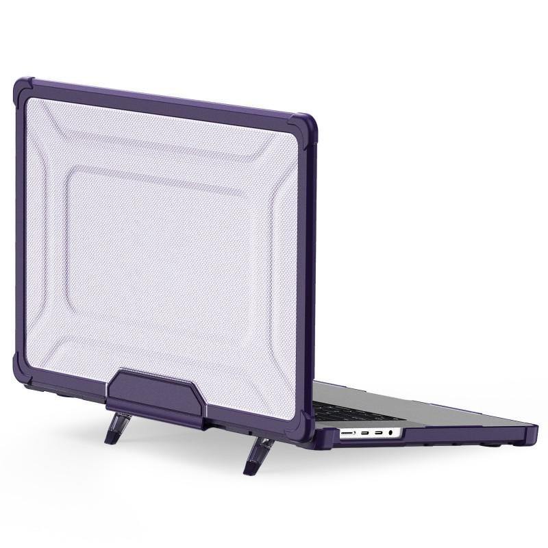 MacBook Pro 16-inch TPU Case With Integrated Cooling Stand Support 2021 Models