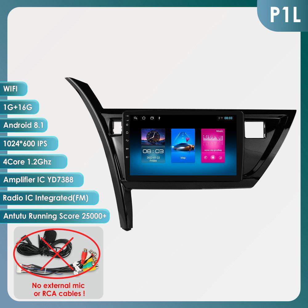 

OSSURET Carplay 4G 10,1-дюймовая автомобильная интеллектуальная система Android автомобильное радио для Toyota Corolla Auris 2013 - 2016 GPS стерео интеллектуальный экран Bluetooth RDS