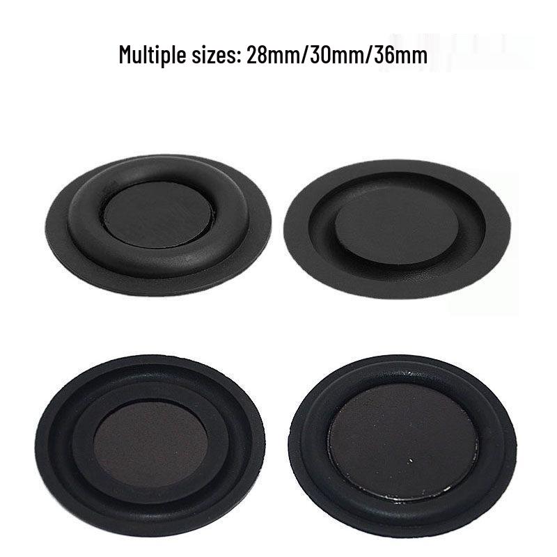 1-Inch 28-30MM Bass Diaphragm: 36mm Reinforced Vibration Speaker Membrane Black 28mm Bass Diaphragm