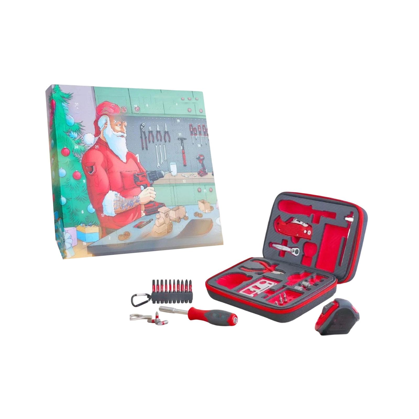 

1 шт. 3D Рождественский инструмент Адвент-календарь One Size