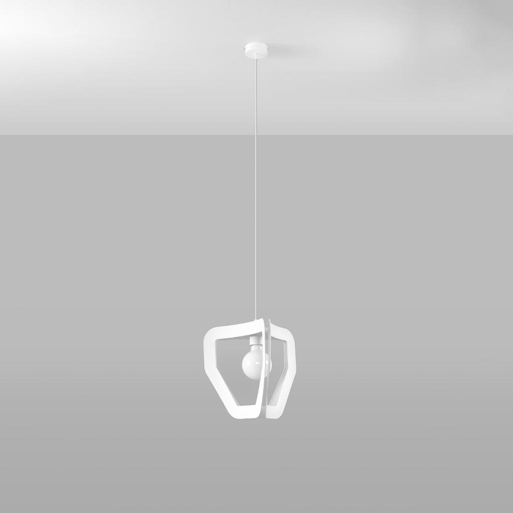 Tres White Hanging Lamp