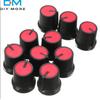 10PCS/lot WH148 Potentiometer knob Cap AG2 Plastic Knob For Diameter 6mm Knob Plum Handle