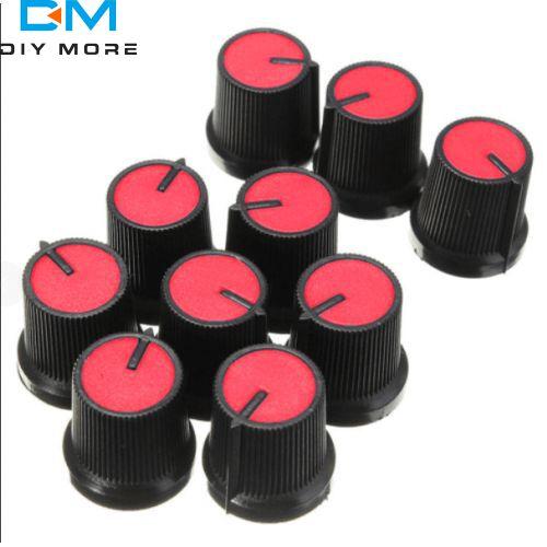 10PCS/lot WH148 Potentiometer knob Cap AG2 Plastic Knob For Diameter 6mm Knob Plum Handle