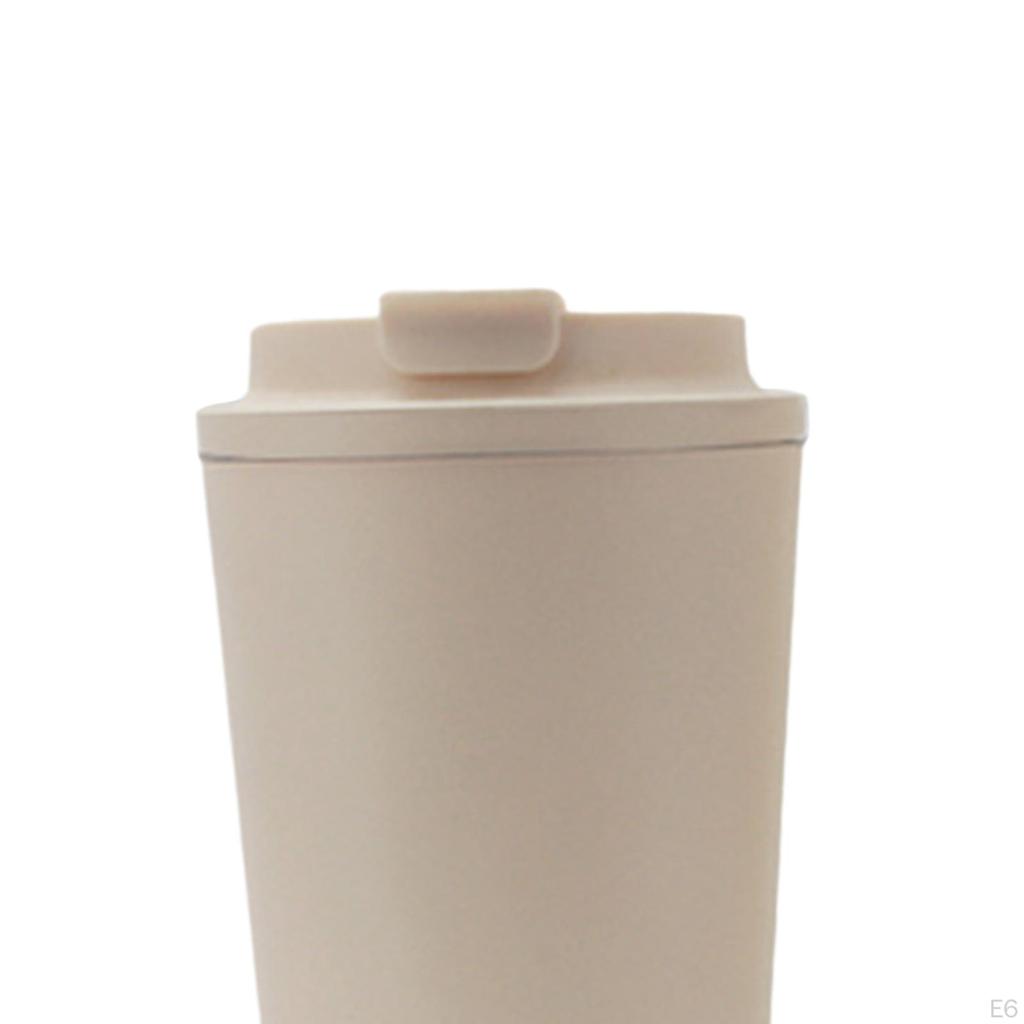 Tazza da Caffè da Viaggio Tazza Acciaio Inossidabile Antigoccia Riutilizzabile Portatile 380ml per Tè Freddo e