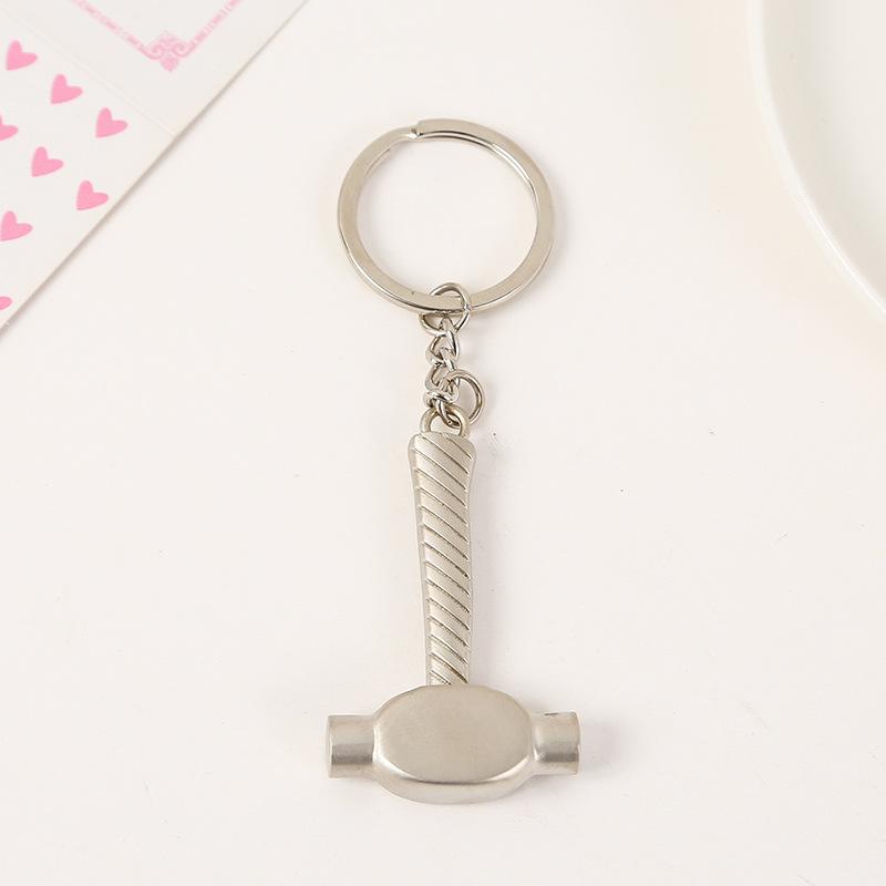 

Популярный металлический брелок-инструмент: Подвеска Гаечный ключ и молоток Подарочный аксессуар