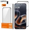10pcs Kalebol Black Border Curved 9H+ Tempered Glass Screen Protector For Motorola Edge 70 Pro 5G