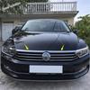 Front Hoods Bonnet Garnish Strip Head Lights Lamp Eyelids Eyelash Cover Trim For Volkswagen Passat B8 2016 - 2018 Exterior Parts