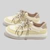 Belle Fashion Versatile Casual Board Shoes 2026 Niche Color Matching Does Not Collide with the Platform Student White Shoes 6951