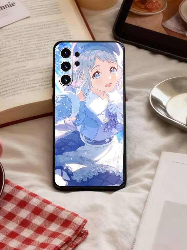 Love Live-Yuuki Setsuna Phone Case For Samsung S26,S25,S24,S23,S22,S21,S20,Ultra,Plus,FE Black Soft Cover Samsung S24fe