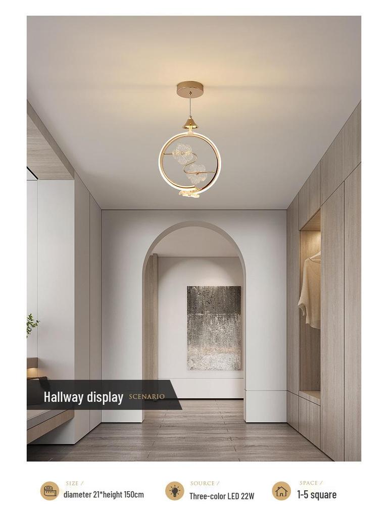 Nordic Crystal Bedside Pendant Lamp - Creative and Simple Lighting for Bedroom, Bar, Study, or Restaurant.