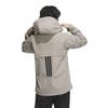 Adidas Premium Active Regular Fit Stretch Woven Hoodie Putty Beige Sizes Men's Full-Zip KQD65, (JM2008), J/XL