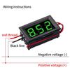Digital Voltmeter DC 4.5V To 30V Digital Voltmeter Voltage Panel Meter Red For 6V 12V Electromobile Motorcycle Car