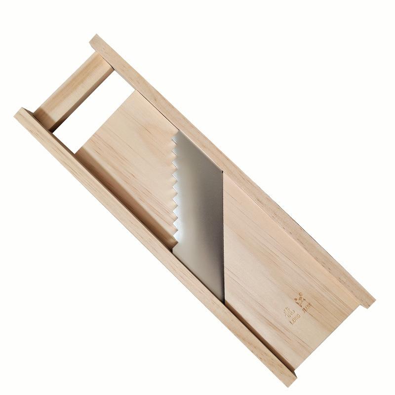 Wooden Vegetables Cutter,Adjustable Vegetable 3-7mm Slicer for Potato,Tomato and Onion Cabbage Shredder Chip Fruit Chopper