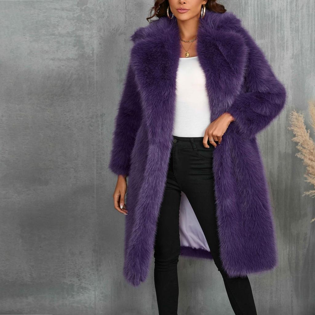 Chaqueta tipo cárdigan de doble vellón para otoño e invierno, chaqueta con capucha cálida de felpa de manga larga de color liso para mujer, abrigo de gran tamaño