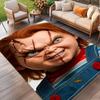 Bride of Chucky Print Rug, Washable Floor Carpet, For Entryway Dorm Laundry Room Office Study, Home Decor Birthday Christmas Gift