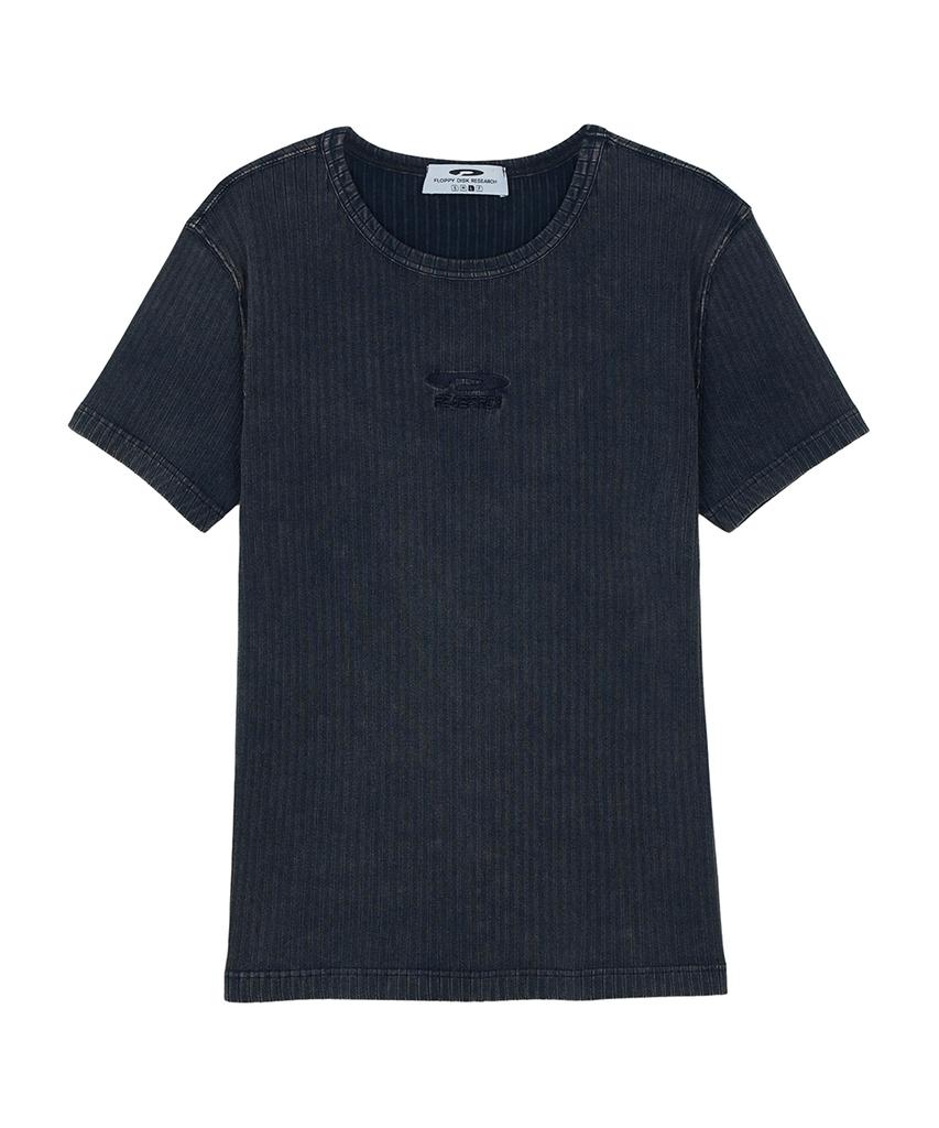 FDR Sulfar Washing Rib Muscle Short Sleeve Black