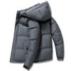 Herren Trendy Kapuzen-Wintermantel Schwarz-Gold Graphen - Lässig, Dick, Vielseitige Oberbekleidung