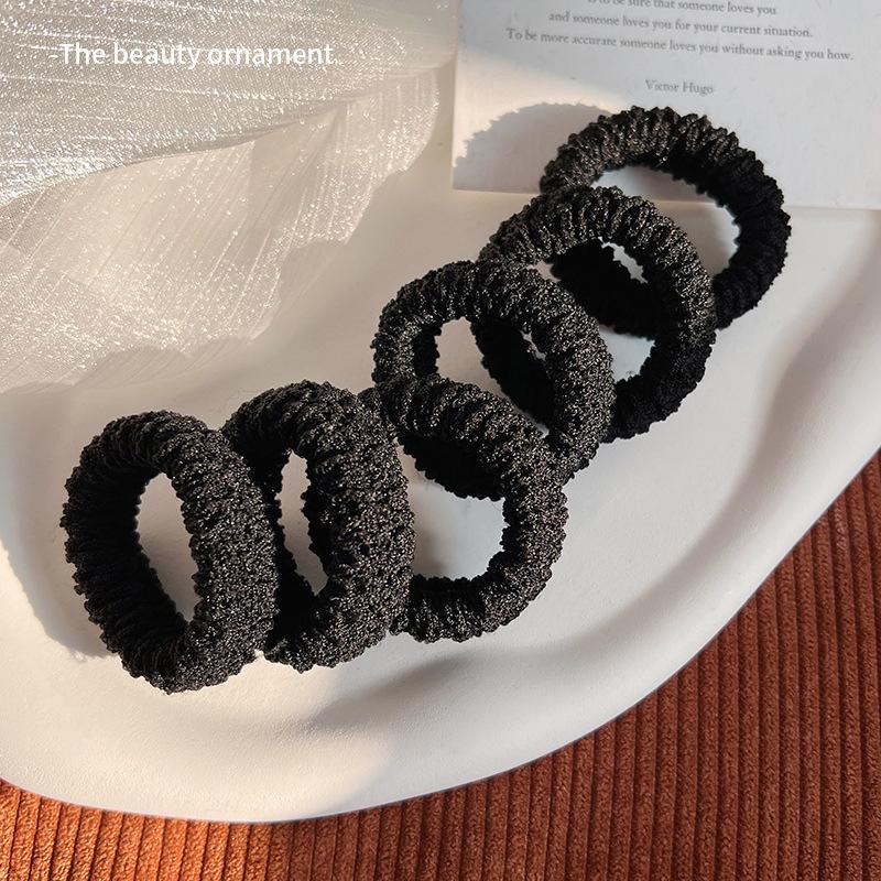 

6 шт./набор Высокоэластичные резинки для волос для женщин Плюшевые резинки для волос для девочек Веревка для густых волос Женские скранчи повязка на голову головной убор