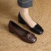 New French Retro Shallow Mouth Round Head Flat-soled Single Shoes Women's Autumn Small Fragrance Mary Jane Versatile and Comfortable Women's Shoes