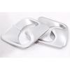 ABS Chrome Safety Belt Frame Cover Trim 2pcs For BMW 7 Series G11 G12 2016-2021
