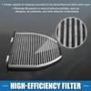 2pcs for Mercedes-Benz W204 W212 2128300318 Car Cabin Air Filter Cooling System