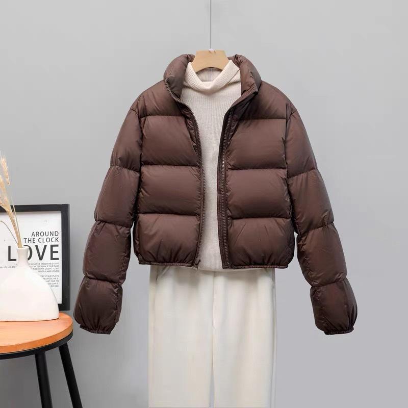 Brown Kendou Wind Winter Short Cotton Clothes Women's New Small Winter Coat Thickened Bread Clothes
