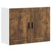 VidaXL Porto Wall-mounted Kitchen Cabinet Smoked Oak Engineered Wood, Kitchen Wall Unit, Cabinet for Kitchen Wall, 854072
