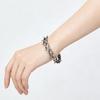 Unique Dark Gothic Thorn Punk Bracelet Stainless Steel Adjustable Closure for Men and Women Gift for Fashion Enthusiasts