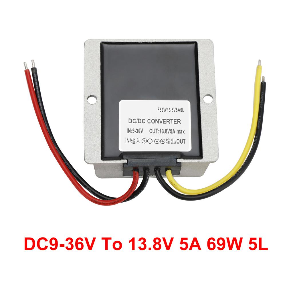 DC 9-36V Converter To DC 13.8V 5A Boost Buck Power Module Voltage Regulator