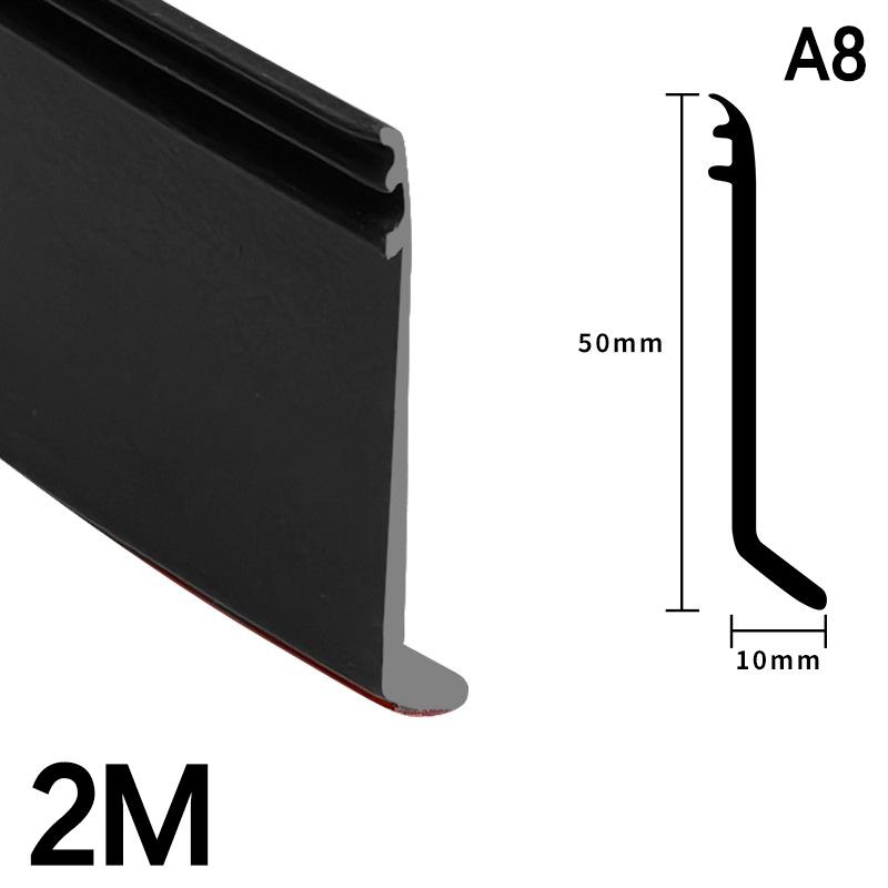 TPE Window Water Blocking Bar Balcony Self Adhesive Waterproof Sealing Strip Home Window Edge Water Deflector Flashing Board